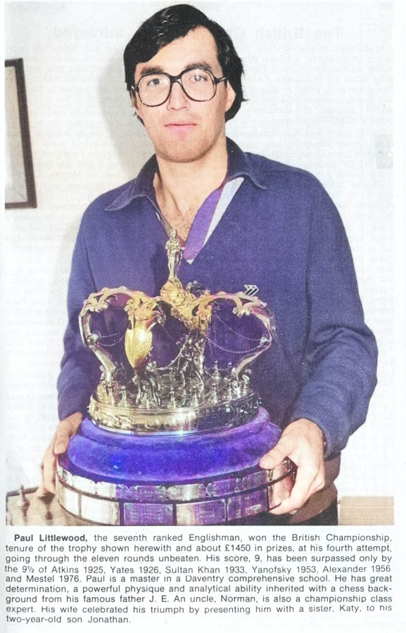 1981 Paul Littlewood - British Champion