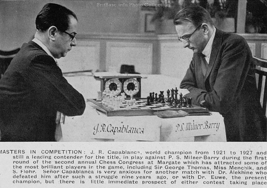 1936 Margaret: Capablanca v Milner-Barry